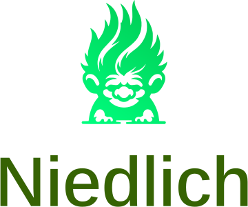 Niedlich logo design