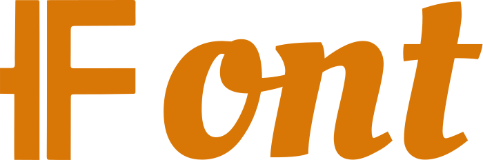 desain logo Font