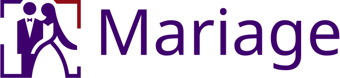 création de logo Mariage