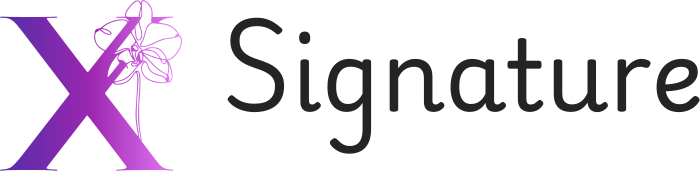 Signature logo design