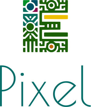 Pixel logo design