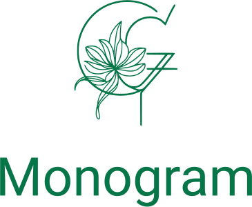 Monogram logo design