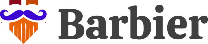 Barbier logo design