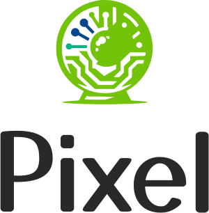 Pixel logo design