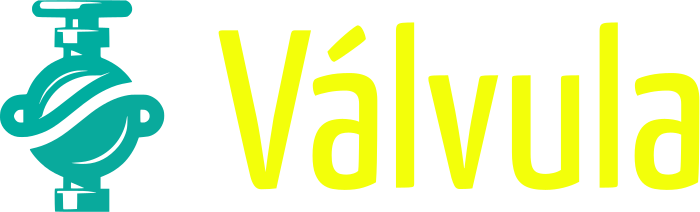 Válvula logo design
