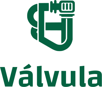 Válvula logo design