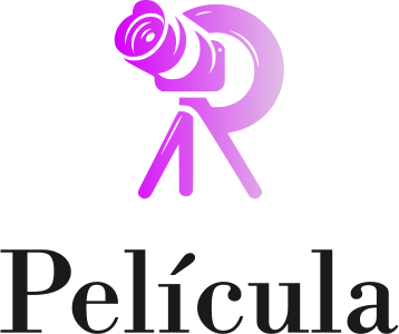 Película logo design