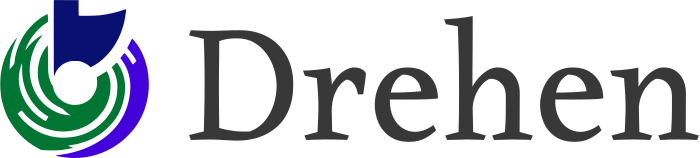 Drehen logo design