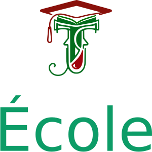 École logo design