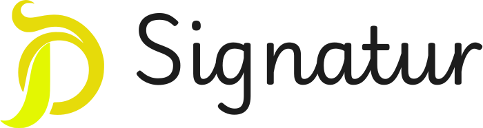 Signatur logo design