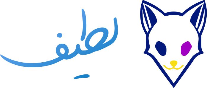 لطيف logo design