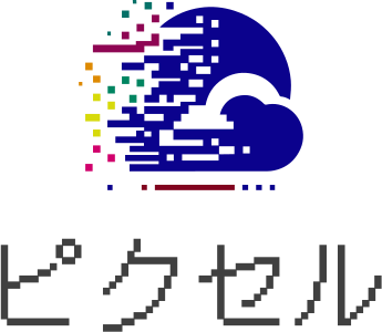 ピクセル logo design