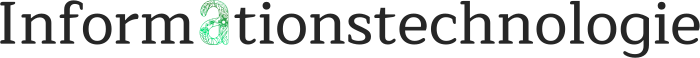 Informationstechnologie logo design