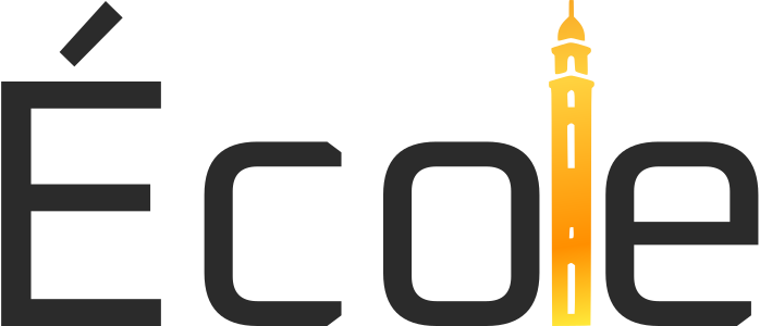 École logo design