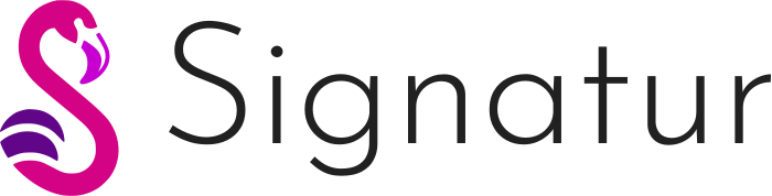 Signatur logo design