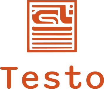 design del logo Testo