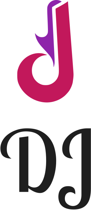 design del logo DJ