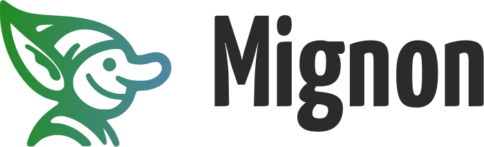 création de logo Mignon
