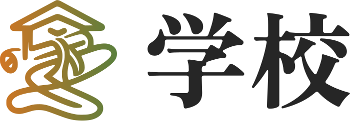 学校 logo design