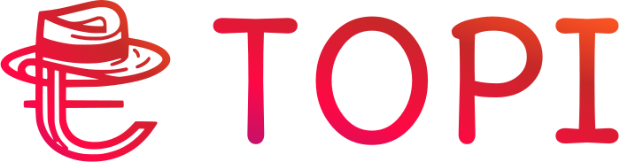 desain logo Topi