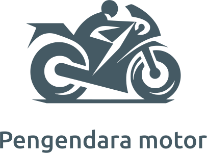 desain logo Pengendara motor