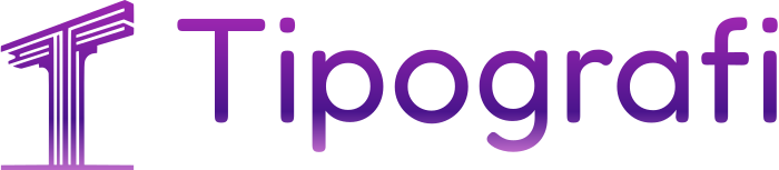 desain logo Tipografi