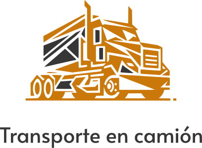diseño de logotipo Transporte en camión