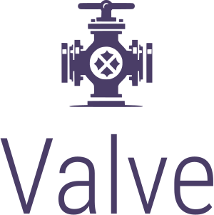 Valve logo design