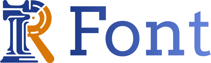 Font logo design
