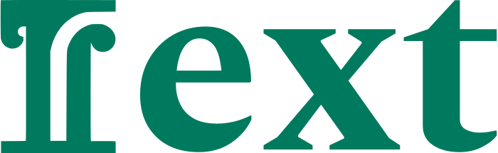 Text logo design