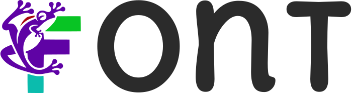 Font logo design