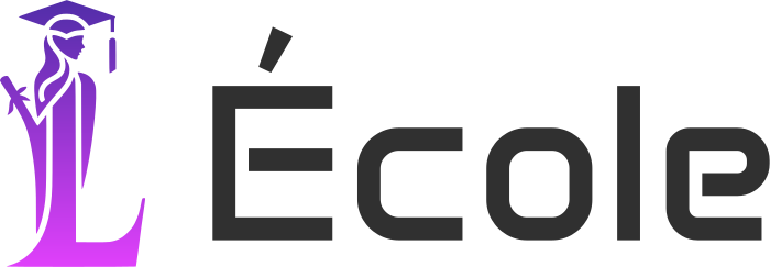 École logo design