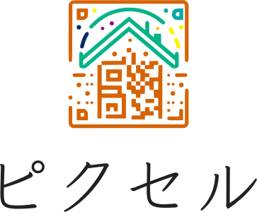 ピクセル logo design