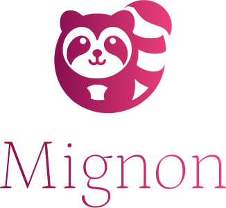 Mignon logo design