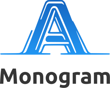 Monogram logo design