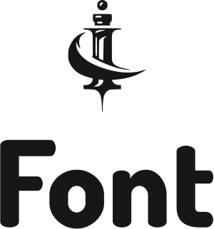 Font logo design