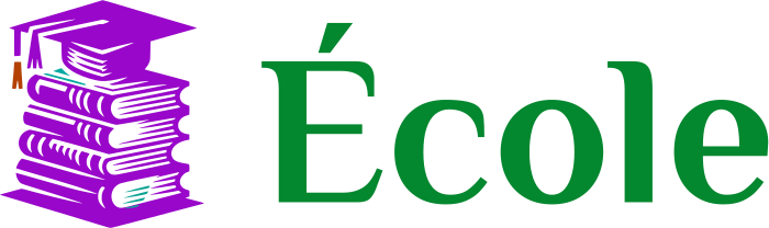 École logo design