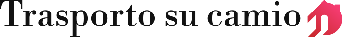 Trasporto su camion logo design
