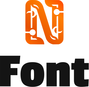 Font logo design