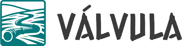 Válvula logo design