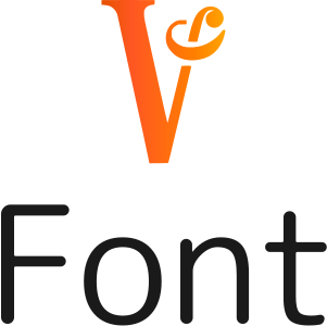 Font logo design