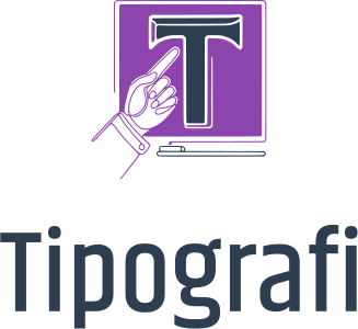 desain logo Tipografi