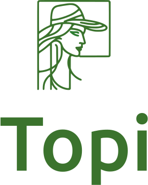 desain logo Topi