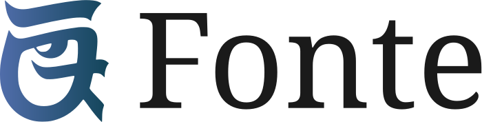design de logotipo Fonte