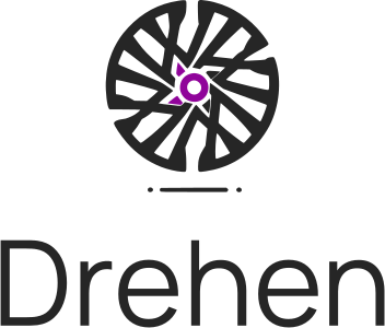 Drehen Logo-Design