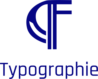 création de logo Typographie