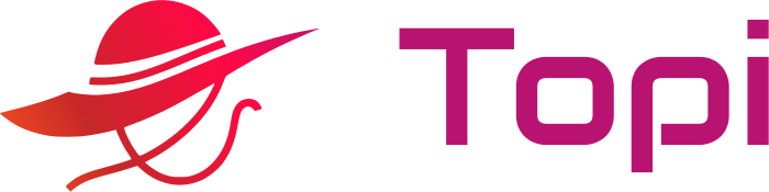 desain logo Topi