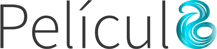 Película logo design