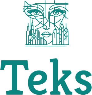 Teks logo design