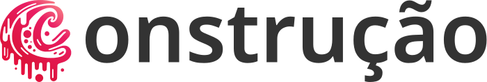 Construção logo design
